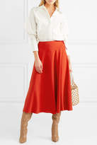 Thumbnail for your product : Maison Margiela Crepe Midi Skirt - Red