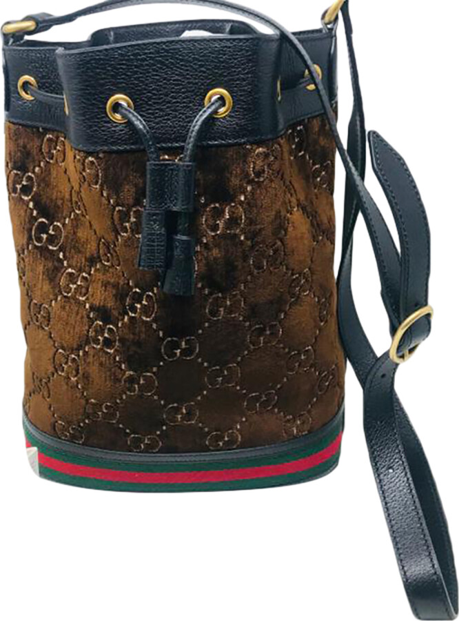 Gucci Velvet crossbody bag ShopStyle