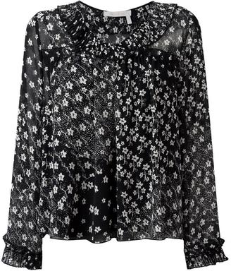 See by Chloe floral print blouse - women - Cotton/Polyester/Viscose - 34
