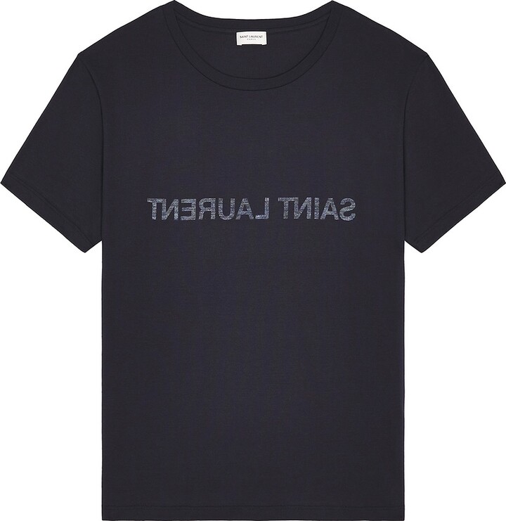Saint Laurent Reverse T-Shirt in Black
