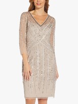 Thumbnail for your product : Adrianna Papell Beaded Cocktail Dress, Marble
