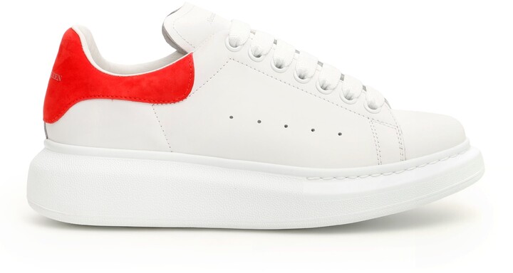 Alexander mcqueen trainers red Clearance