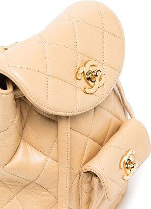 Chanel Pre Owned 1992 mini Duma backpack - ShopStyle