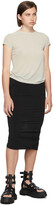 Thumbnail for your product : Rick Owens Beige Viscose Cropped Level T-Shirt