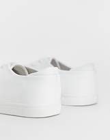 Thumbnail for your product : ASOS DESIGN sneakers in white with toe cap