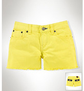 Thumbnail for your product : Ralph Lauren Childrenswear Girls' 7-16 Color Cutoff Shorts