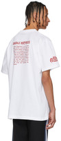 Thumbnail for your product : Vetements White Double Happiness T-Shirt