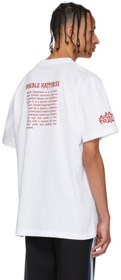 Vetements White Double Happiness T-Shirt