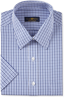 Club Room Men's Classic-Fit Short Sleeve Dress Shirt, Created for Macy's
