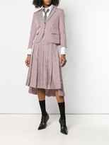 Thumbnail for your product : Thom Browne RWB silk lining skirt