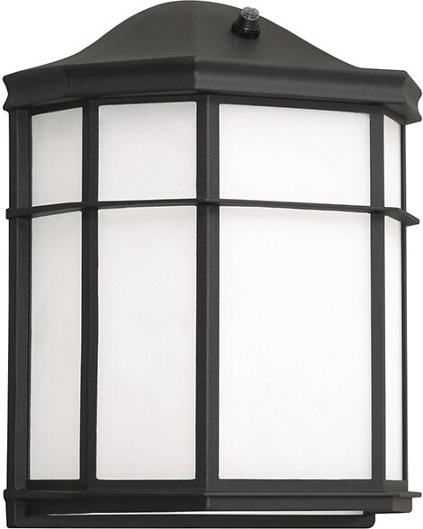 Alder & Ore Steven LED Outdoor Wall Sconce in Black, Wet-Rated