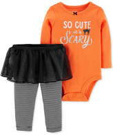 Thumbnail for your product : Carter's Baby Girls 2-Pc. Bodysuit & Tutu Pants Set