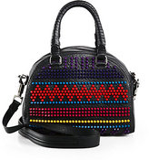 Thumbnail for your product : Christian Louboutin Multicolor Studded Bowler Bag