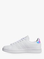 Thumbnail for your product : adidas Advantage Iridescent Trainers, White