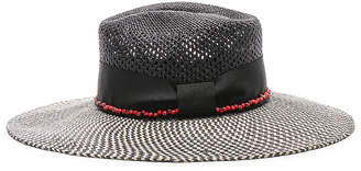 Sensi Calado Two Tone Brim Hat in Black | FWRD