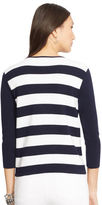 Thumbnail for your product : Ralph Lauren Petite Cotton Cropped-Sleeve Sweater