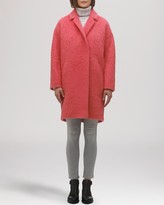 Thumbnail for your product : Whistles Coat - Ira Textured Drop Shoulder Cocoon