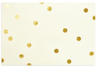 Kate Spade New York Gold Dot Paper Placemats, Set of 24