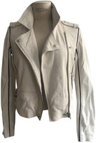 White Leather Jacket - ShopStyle