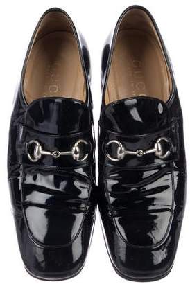 Gucci Horsebit Patent Leather Loafers