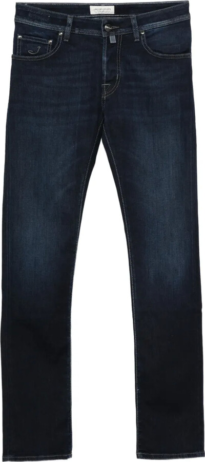 Jacob Cohen Logo-Plaque Jeans
