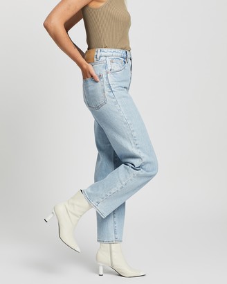 Neuw Women's Blue Straight - Edie Straight Jeans - Size 29 at The Iconic