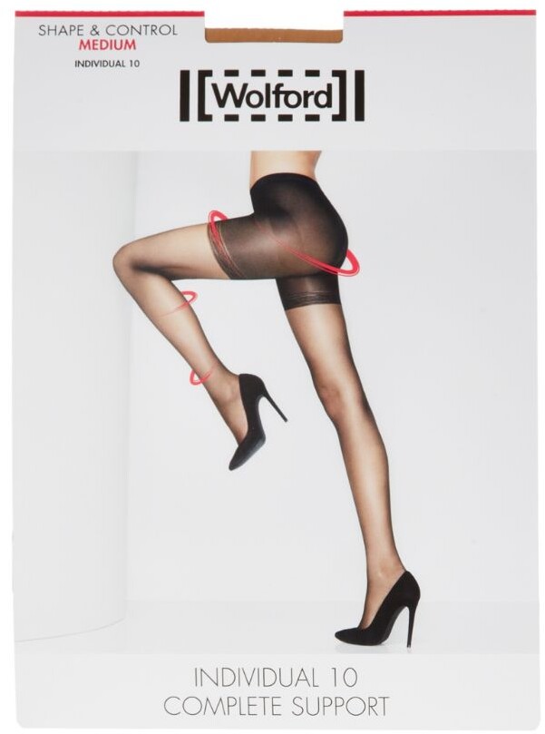 Wolford Individual 10 Complete Support Tights - ShopStyle Hosiery