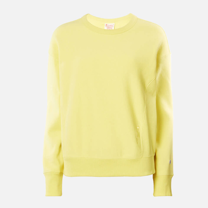 light yellow champion sweater