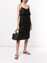 Thumbnail for your product : Venroy Draped Linen Midi Dress