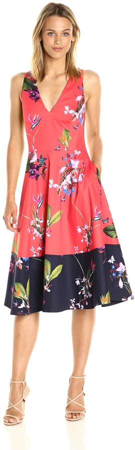 ted baker tropical oasis dress