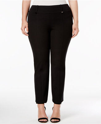 Alfani Plus Size Skinny Pull-On Pants, Created for Macy's