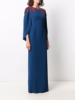 Thumbnail for your product : Jenny Packham Romantica crystal-embellished gown