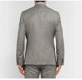 Thumbnail for your product : Paul Smith Grey Soho Slim-fit Houndstooth Wool Suit Jacket - Gray