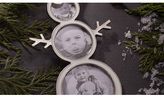 Thumbnail for your product : Crate & Barrel Snowman Photo Frame Ornament with 2016 Charm