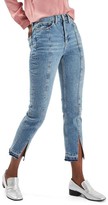 Thumbnail for your product : Topshop Women's Split Hem Straight Leg Jeans