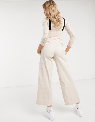 Puma Dungaree in cream exclusive to ASOS - ShopStyle Jumpsuits & Rompers