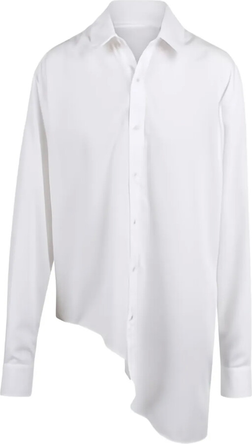 Ssheena Asymmetric-Hem Shirt