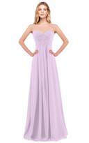 Thumbnail for your product : ThaliaDress Women's Empire Long Chiffon Bridesmaid Dress Prom Gown T15LF Wine Red US