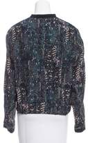 Thumbnail for your product : See by Chloe Printed Silk Jacket