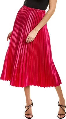 Anne Klein Pleated Midi Skirt