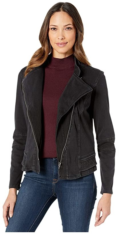 liverpool denim moto jacket