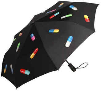 Moschino Pill Printed Automatic Mini Umbrella