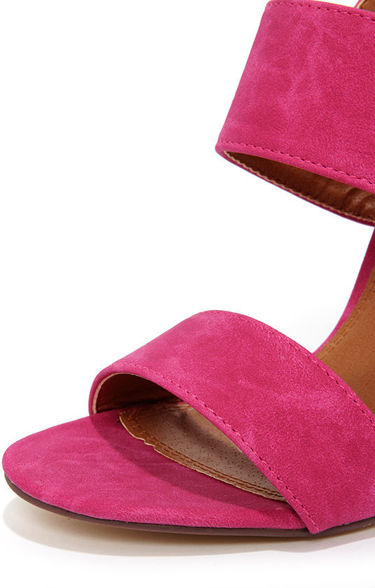 rsvp Fay 1 Fuchsia High Heel Sandals - ShopStyle