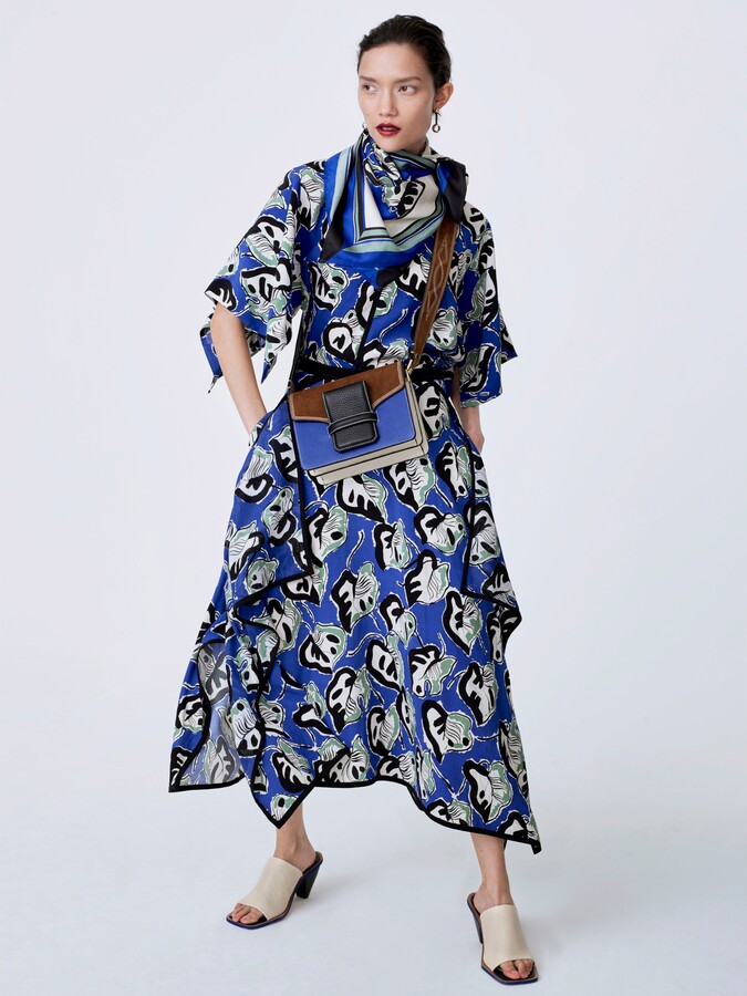 Collagerie Pleated Skirt Jigsaw JigsawJigsaw Collagerie Fig Leaf