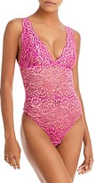 Thumbnail for your product : Cosabella Pret-a-Porter Lace Teddy Bodysuit