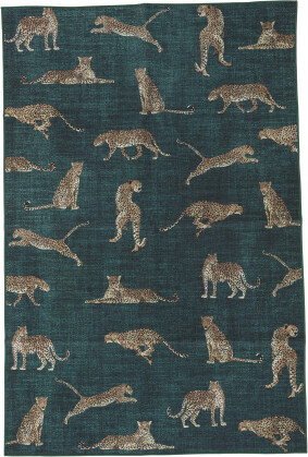 40x60 Cheetah Printed Washable Scatter Rug | Polyester