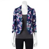Thumbnail for your product : Candie's® Notch Collar Floral Blazer - Juniors
