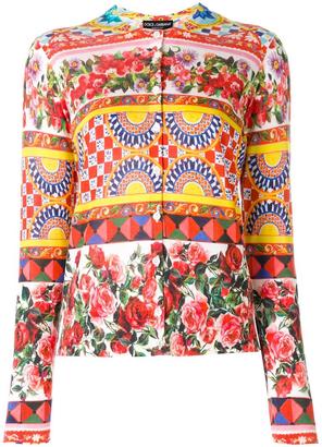 Dolce & Gabbana Mambo print cardigan - women - Silk - 38