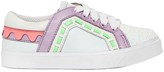 Thumbnail for your product : Sophia Webster Riko Mini Leather & Glitter Sneakers