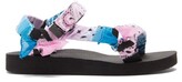 Thumbnail for your product : Arizona Love Trekky Bandana-trimmed Sandals - Blue Multi